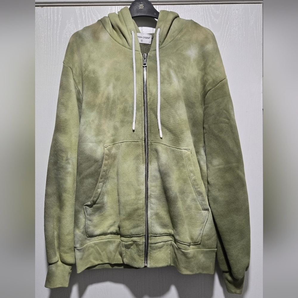 Cotton Citizen Green Brooklyn Oversized Tie-Dye Hoodie Size Small